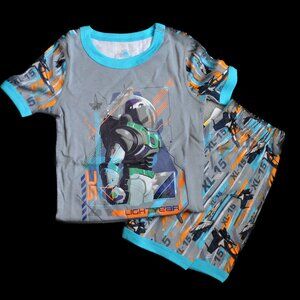 NWT Disney Buzz Lightyear Pajama 2 Piece Set Shirt and Shorts size 6